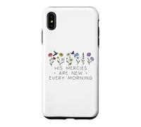 Carcasa para iPhone XS MAX His Mercies Are New Every Morning Bible Verse Christian God