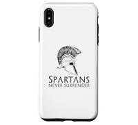 Carcasa para iPhone XS MAX Historia Griega espartana Antigua - Los espartanos Nunca se rinden