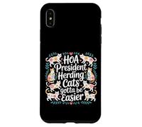 Carcasa para iPhone XS MAX HOA President Herding Cats Gotta Be Easier -
