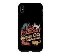 Carcasa para iPhone XS MAX HOA President Herding Cats Gotta Be Easier |-