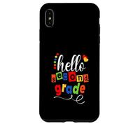 Carcasa para iPhone XS MAX Hola Estudiante de Segundo Grado Maestro Lindo Primer día de Escuela