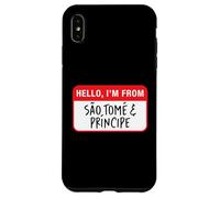Carcasa para iPhone XS MAX Hola, Soy de Santo Tomé y Príncipe