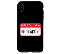 Carcasa para iPhone XS MAX Hola, Soy un Artista de Nudos - Divertido