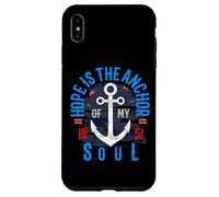 Carcasa para iPhone XS MAX Hope Is The Anchor of My Soul 50s Inspiración Motivación