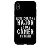 Carcasa para iPhone XS MAX Horticulture Major by Day Gamer by Night Farming Student