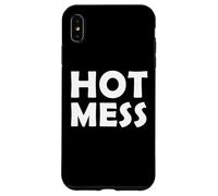 Carcasa para iPhone XS MAX Hot Mess Funny Mothers Day Costume For Mom/Sister Hot Mess