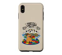 Carcasa para iPhone XS MAX Hoy es un día de Capibara, Divertido Juego de Palabras de Capibara, Gaviota, Grito Antes de K