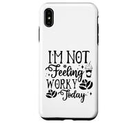 Carcasa para iPhone XS MAX Hoy no Tengo ganas de Trabajar, Divertida Oficina