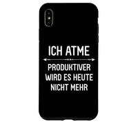 Carcasa para iPhone XS MAX Hoy ya no voy a Respirar más productivamente.