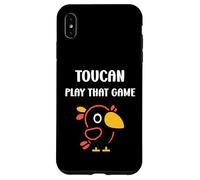 Carcasa para iPhone XS MAX Humor Animals Toucan toco Simple Bird Play Toucan