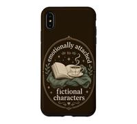 Carcasa para iPhone XS MAX Humor de Lectura para Amantes de los Libros para fanáticos de la ficción y soñadores