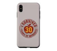 Carcasa para iPhone XS MAX Humor de Maestros Jubilados: sobreviví 30 años de Lunes