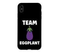 Carcasa para iPhone XS MAX Humor Food Eggplant Simple Team Eggplant