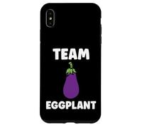 Carcasa para iPhone XS MAX Humor Food Eggplant Simple Team Eggplant