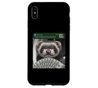 Carcasa para iPhone XS MAX Hurón Hay Movimiento en tu Puerta de Entrada Tonto