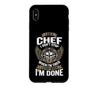 Carcasa para iPhone XS MAX I Am A Chef Funny Cooking I Don't Stop Design