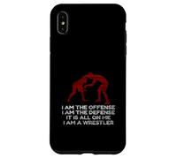 Carcasa para iPhone XS MAX I Am A Wrestler - Divertido Aspecto Desgastado de Lucha Libre