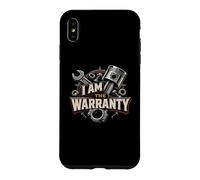 Carcasa para iPhone XS MAX I Am The Warranty Mecánico Funny Race Car Parts Repair Guy