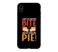 Carcasa para iPhone XS MAX I Can't Eat Another Bite Oh Look Pie Divertido Día de Acción de Gracias