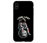 Carcasa para iPhone XS MAX I Feel Lost Astronauta Sentado en la Luna Retro Espacial