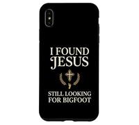 Carcasa para iPhone XS MAX I Found Jesus Still Looking For Bigfoot Cristian fe Rezando