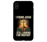 Carcasa para iPhone XS MAX I Found Jesus Still Looking For Bigfoot Cristo Cruz Dios Rey