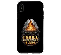 Carcasa para iPhone XS MAX I Grill Therefore I Am Funny BBQ Grill Filosofía