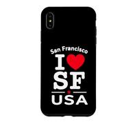 Carcasa para iPhone XS MAX I Heart San Francisco I Love SF USA Californ Graphic Design