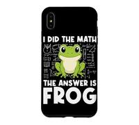 Carcasa para iPhone XS MAX I Hice The Math La Respuesta es Frog Math Teacher Math Club