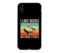 Carcasa para iPhone XS MAX I Like Ducks and Maybe 3 People Amantes De Los Patos