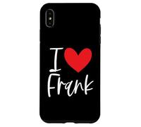 Carcasa para iPhone XS MAX I Love Frank Nombre Personalizado Chica Mujer BFF Amiga Corazón