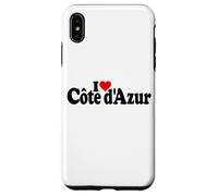 Carcasa para iPhone XS MAX I Love Heart Cote D'AZUR LA Riviera Francesa Niza MÓNACO