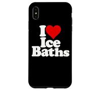 Carcasa para iPhone XS MAX I Love Heart Ice BAÑOS Cold TUBS