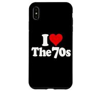 Carcasa para iPhone XS MAX I Love Heart The 70s 1970s DECADA