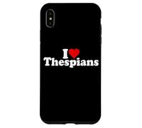 Carcasa para iPhone XS MAX I Love Heart THESPIANS Teatro Drama ACTORES
