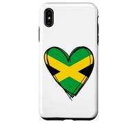 Carcasa para iPhone XS MAX I Love Jamaica Flag Heart se enorgullece de ser Papa Mama Boy jamaiquino