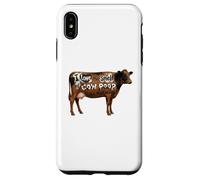 Carcasa para iPhone XS MAX I Love Morning Cow Poop Smell Funny Farmer Rancher Cow Lover