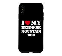 Carcasa para iPhone XS MAX I Love My Bernese Mountain Dog Boyero de Montana Bernés