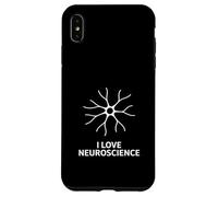 Carcasa para iPhone XS MAX I Love Neuroscience Brain Design Stem Neurociencia Cita