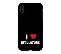 Carcasa para iPhone XS MAX I Love Regulators - Normas de Regulación Cumplimiento Auditoría de Riesgos
