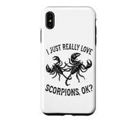 Carcasa para iPhone XS MAX I Love Scorpions Ok - Escorpión Lindo y Divertido