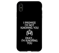 Carcasa para iPhone XS MAX I Promise I'm Not Ignoring You.. Funny Sarcastic Gamer Humor