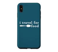 Carcasa para iPhone XS MAX I Travel for Food I Love to Travel for The Food Funny Foodie