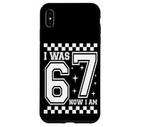 Carcasa para iPhone XS MAX I Was 6 Now I'm 7 Funny 67 Birthday Boys Girls Party