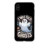 Carcasa para iPhone XS MAX I Was Told There Would Be Ghosts Funny Halloween Kids Boys