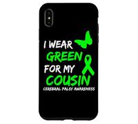Carcasa para iPhone XS MAX I Wear Green For My Cousin Cerebral Palsy Ribbon