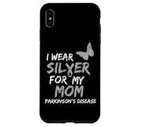Carcasa para iPhone XS MAX I Wear Silver FOR MY MOM Parkinson's Disease Awareness
