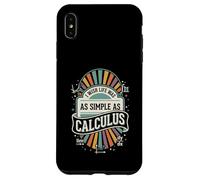 Carcasa para iPhone XS MAX I Wish Life Was As Simple As Calculus Badge Fun