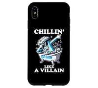 Carcasa para iPhone XS MAX Ice Bath Chillin' Like A Villain Cold Plunge Cold Exposure