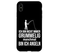 Carcasa para iPhone XS MAX Ich Bin Nicht Immer grummelig manchmal Bin ich Angeln